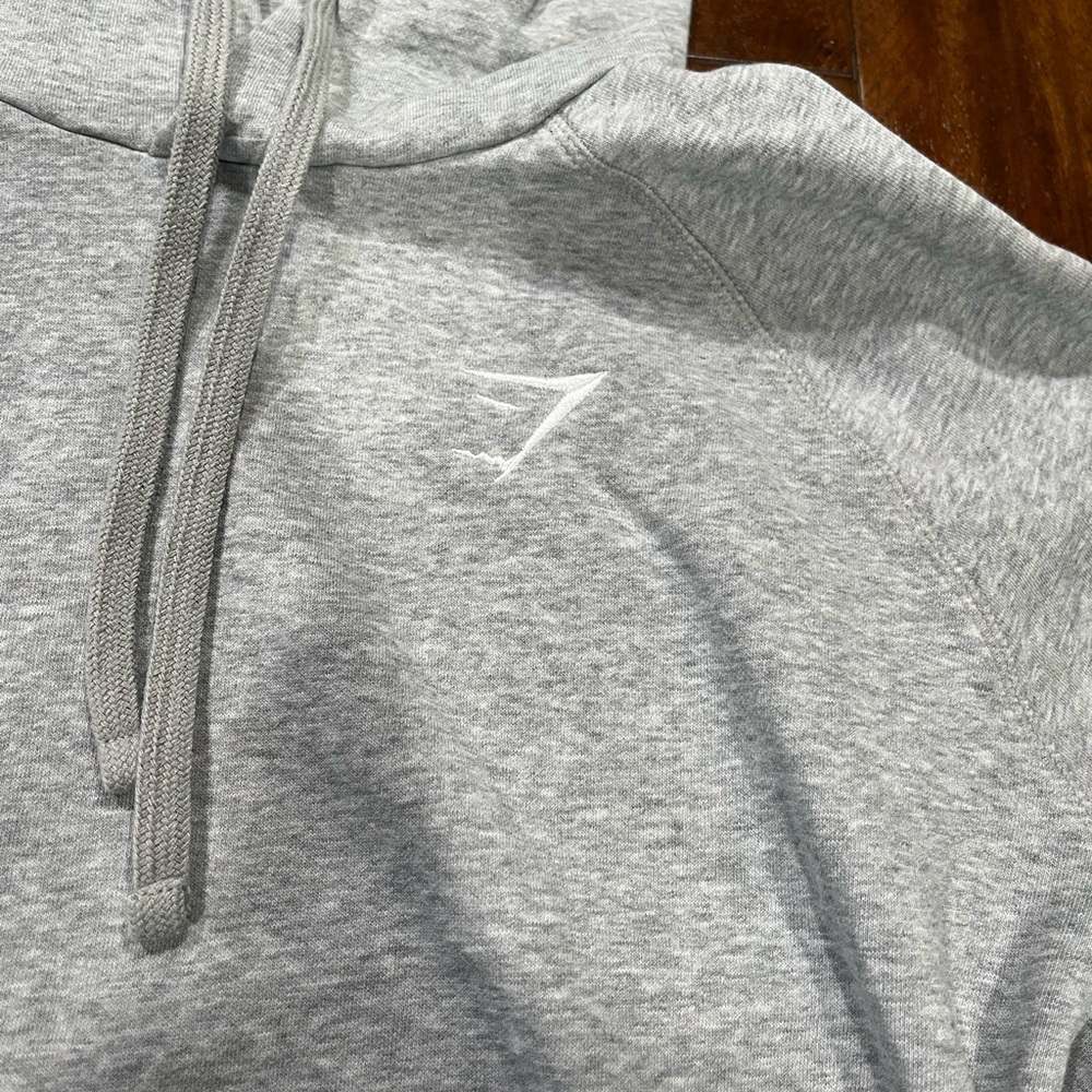 Gymshark Light Gray Hoodie - Picture 2 of 4
